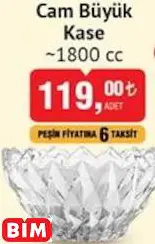 GLASS İN LOVE CAM BÜYÜK KASE ~1800 CC